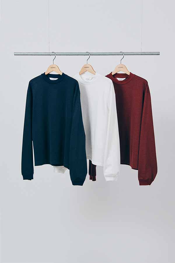 Mock neck L/S T-shirt