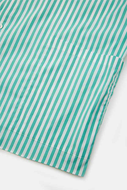 Side pocket S/S shirt① stripe