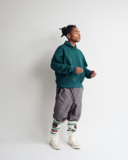 Shawl collar sweat-shirt