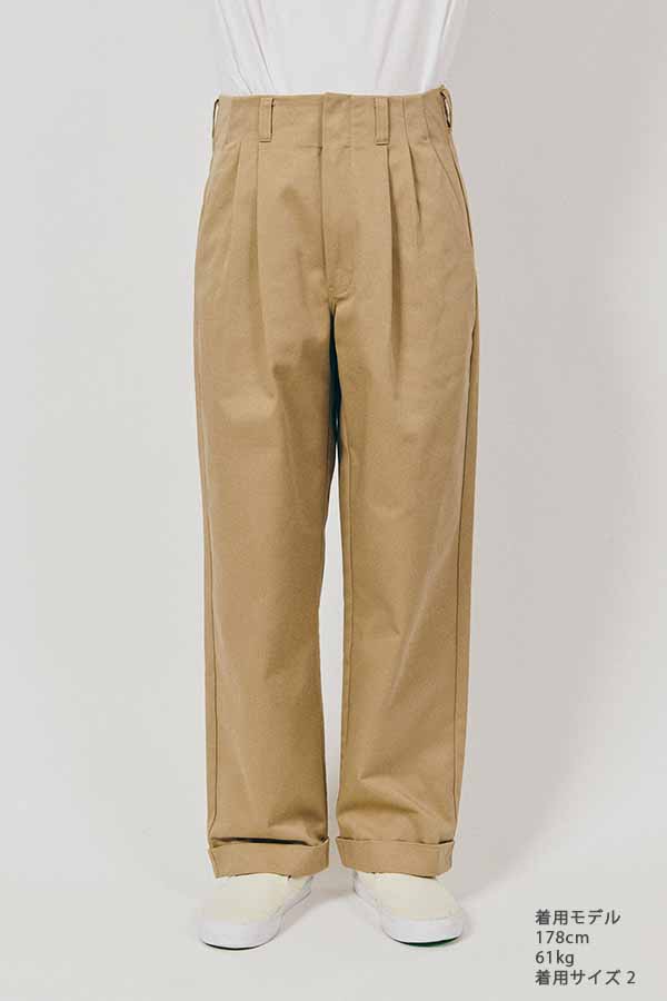 2 Tuck Slacks (Dickies×DIGAWEL)