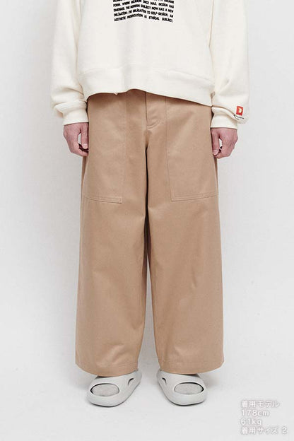 Wide high water pants