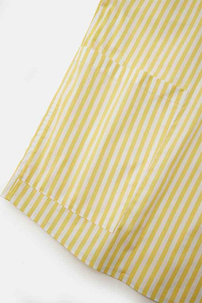 Side pocket S/S shirt① stripe