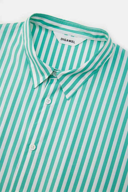 Side pocket S/S shirt① stripe