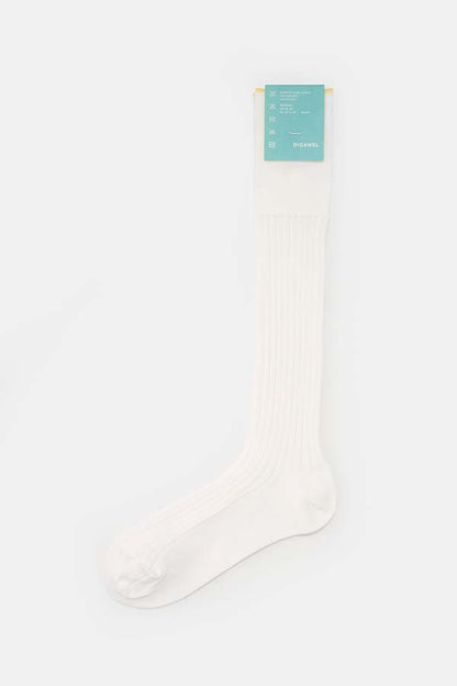 Rib semi-long socks/WOMENS(Kleuren ×DIGAWEL)