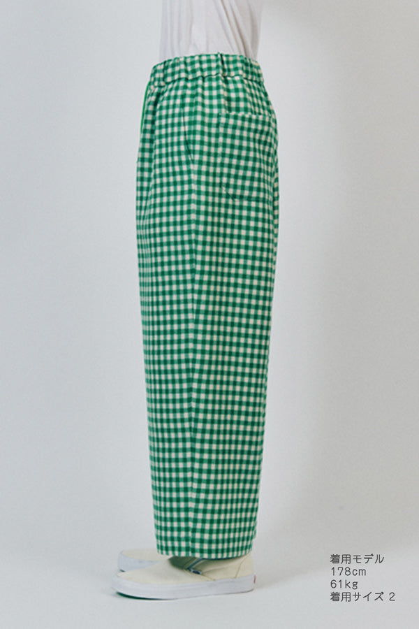 Gingham Easy Pants