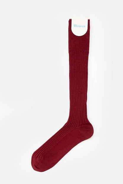 Rib semi-long socks/MENS(Kleuren ×DIGAWEL)