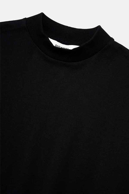 Mock neck L/S T-shirt