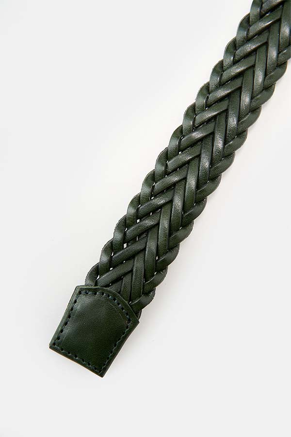 Braided Leather Belt