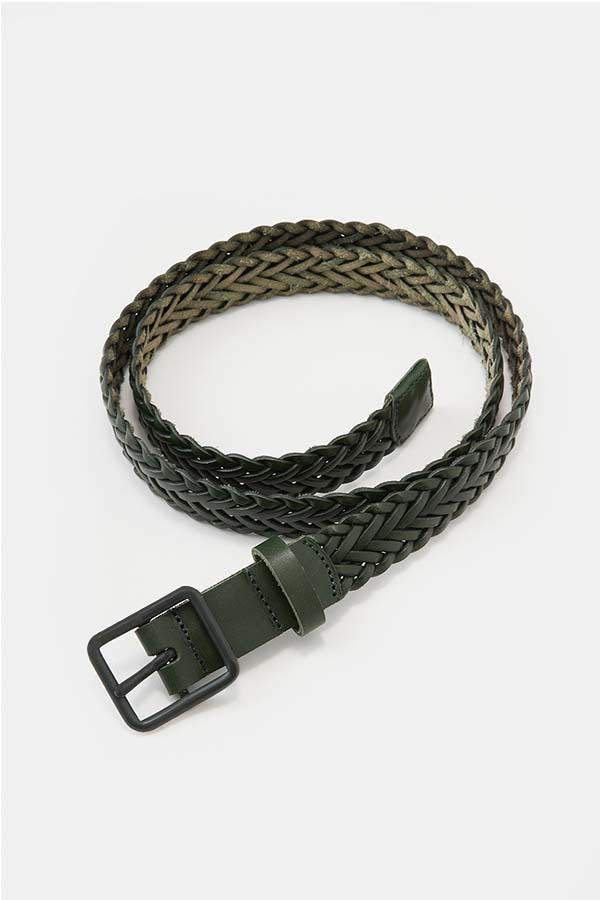 Braided Leather Belt