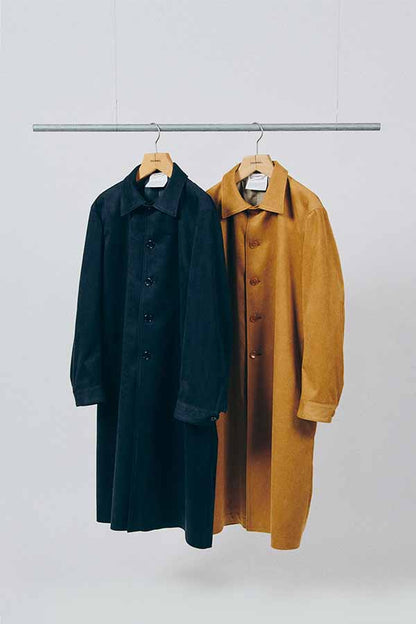 Faux Suede Long Coat