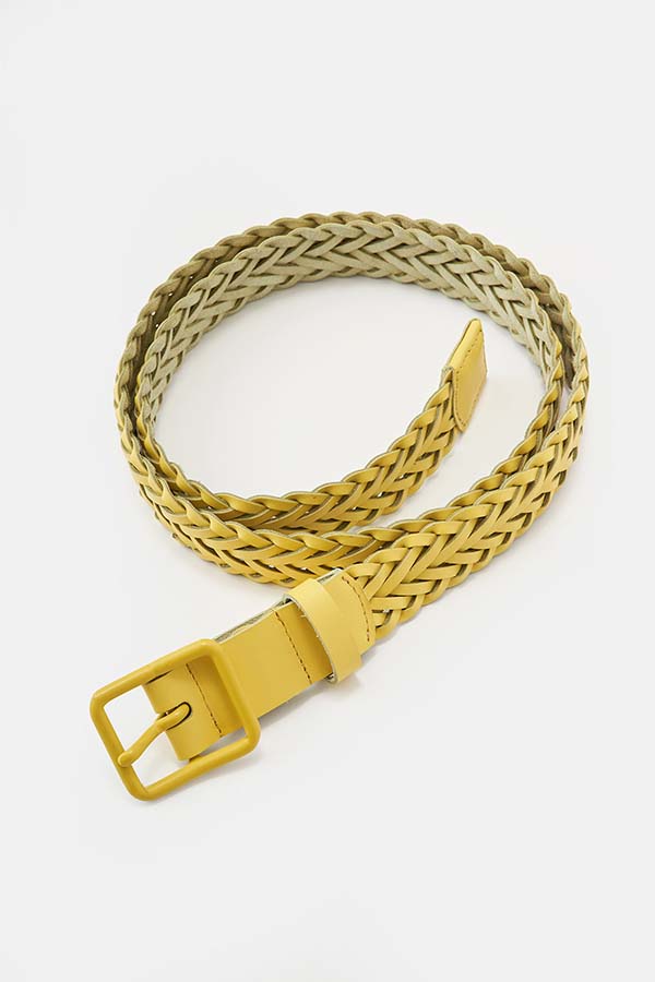 Braided Leather Belt