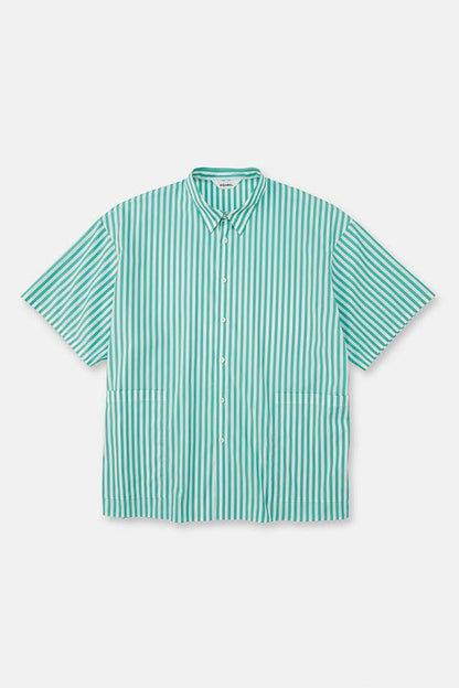 Side pocket S/S shirt① stripe