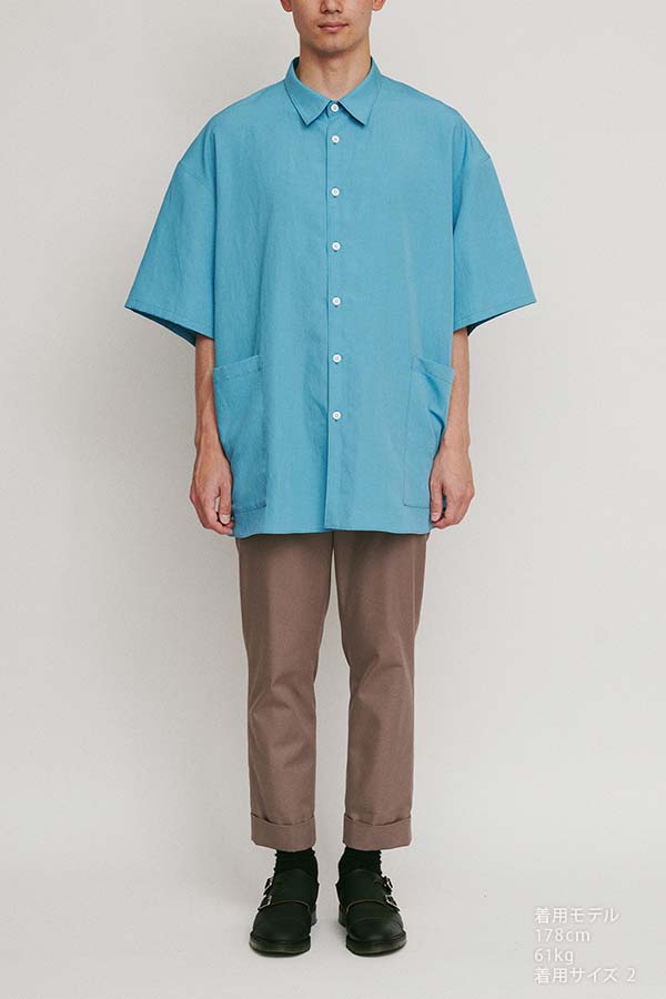 Side pocket S/S shirt②