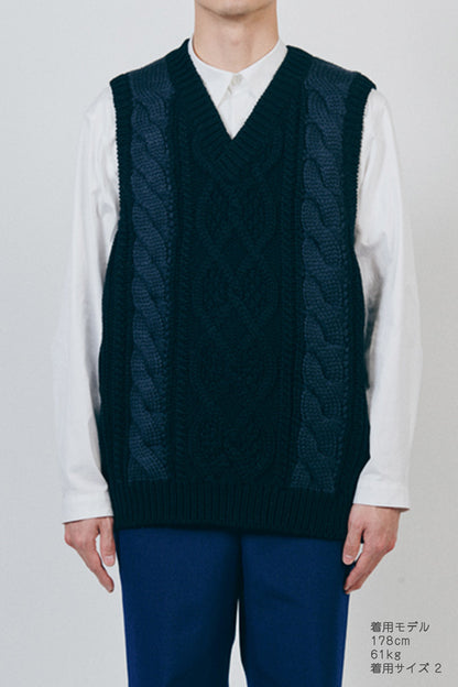 Cable Stitch Vest