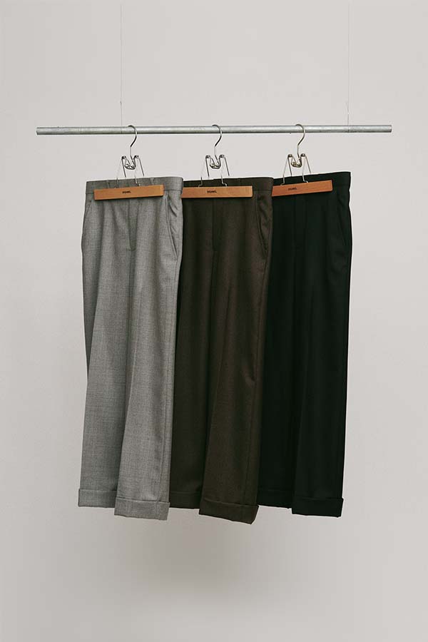 CP cropped slacks② wool