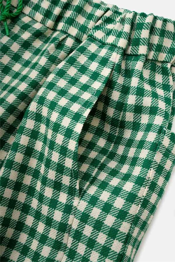 Gingham Easy Pants