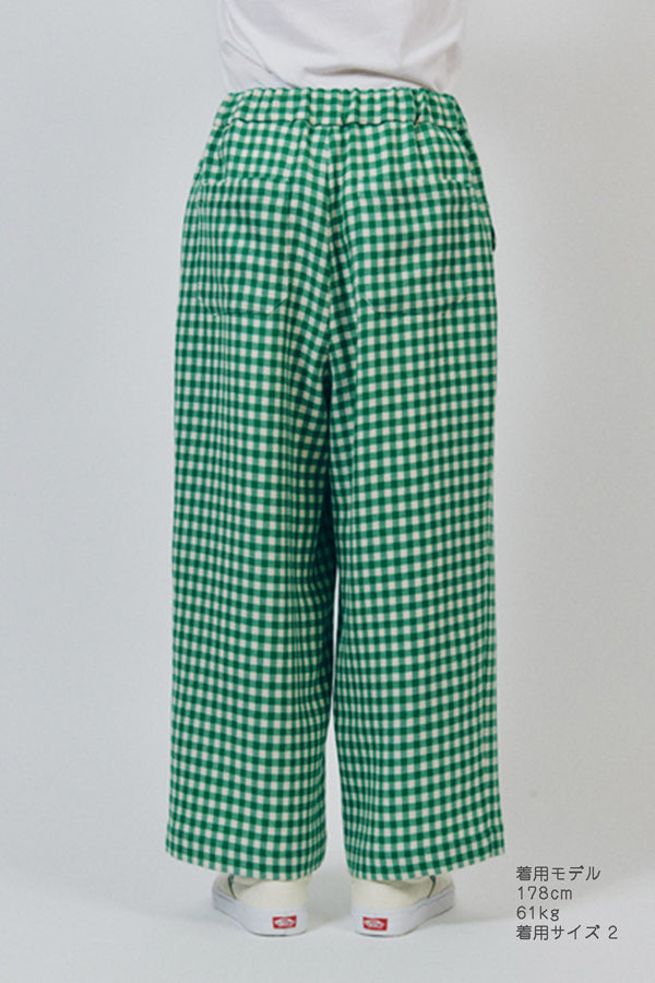 Gingham Easy Pants