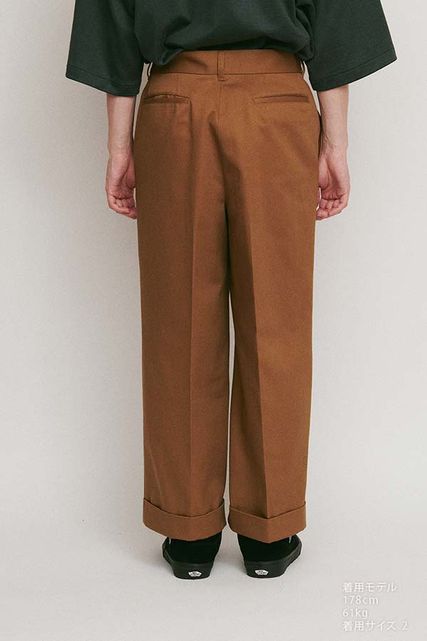 CP cropped slacks① cotton