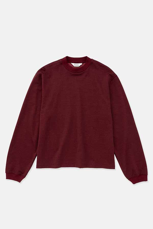 Mock neck L/S T-shirt