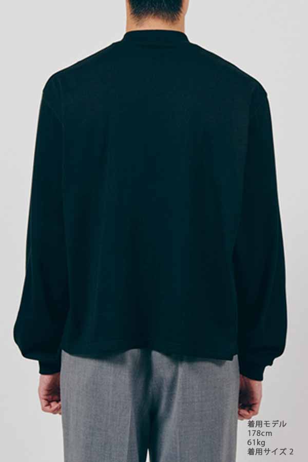 Mock neck L/S T-shirt