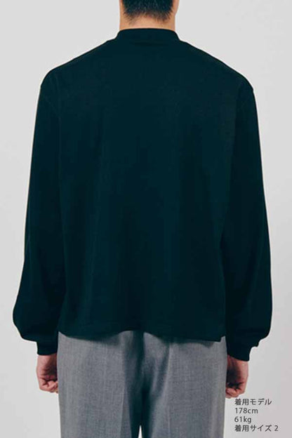 Mock neck L/S T-shirt