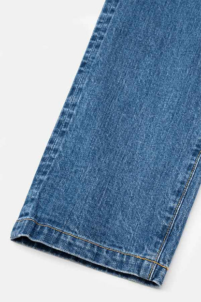 Slim straight jeans