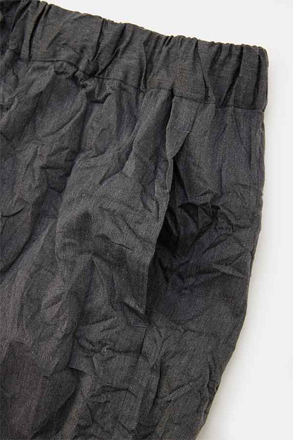 Wide lounge pants (crease finish)