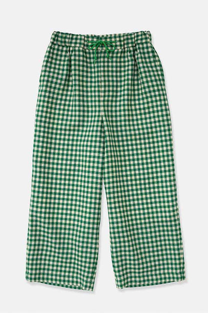 Gingham Easy Pants