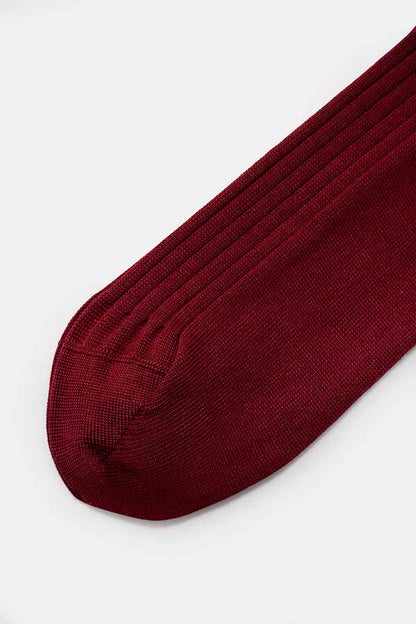 Rib semi-long socks/MENS(Kleuren ×DIGAWEL)