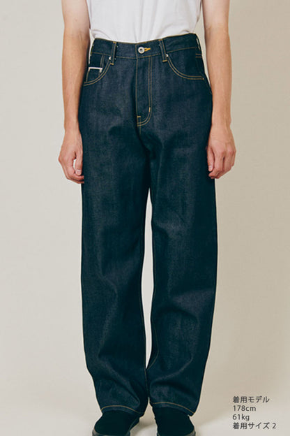 STRAIGHT DENIM PANTS