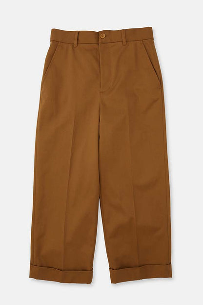 CP cropped slacks① cotton