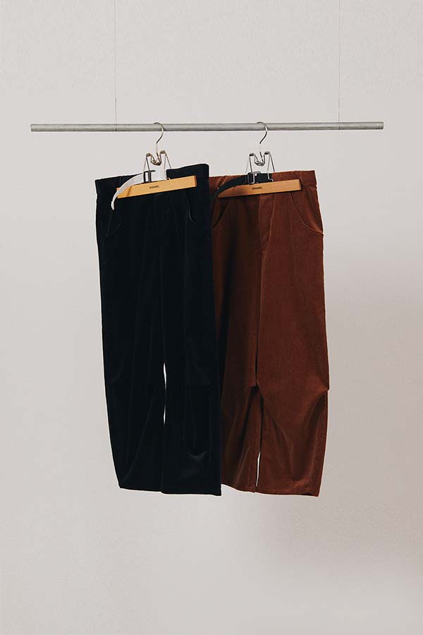 Corduroy Cropped Pants