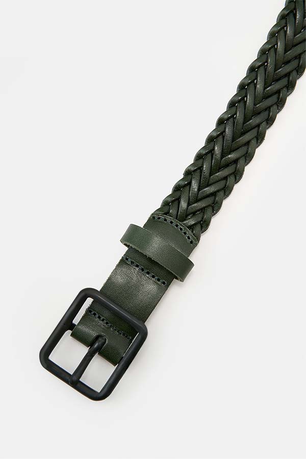 Braided Leather Belt