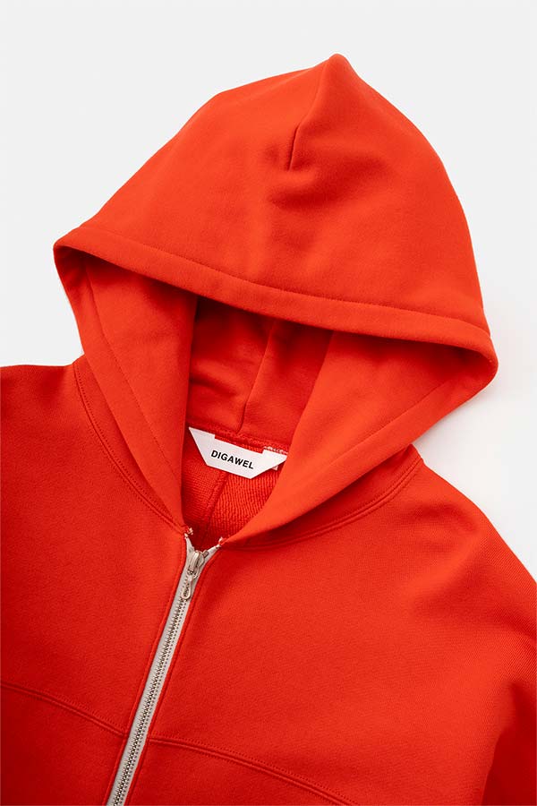 Dolman Sleeve zip Hoodie