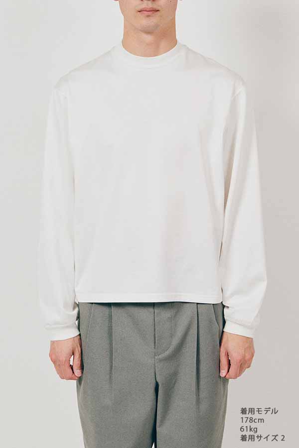 Mock neck L/S T-shirt