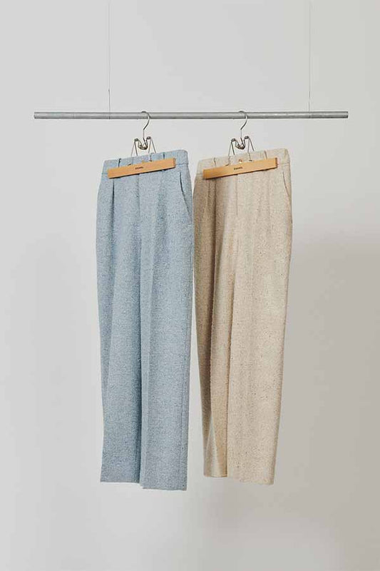 In tuck Pants①tweed