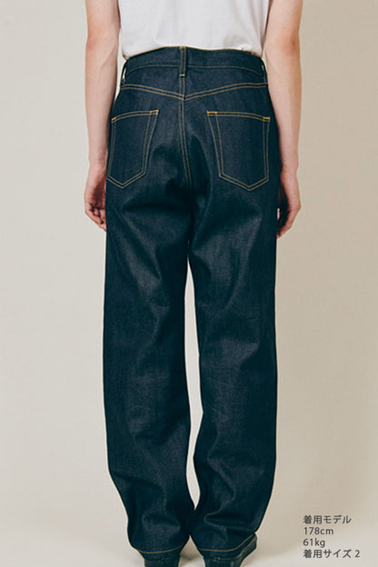 STRAIGHT DENIM PANTS