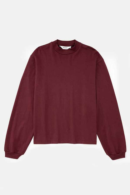 Mock neck L/S T-shirt