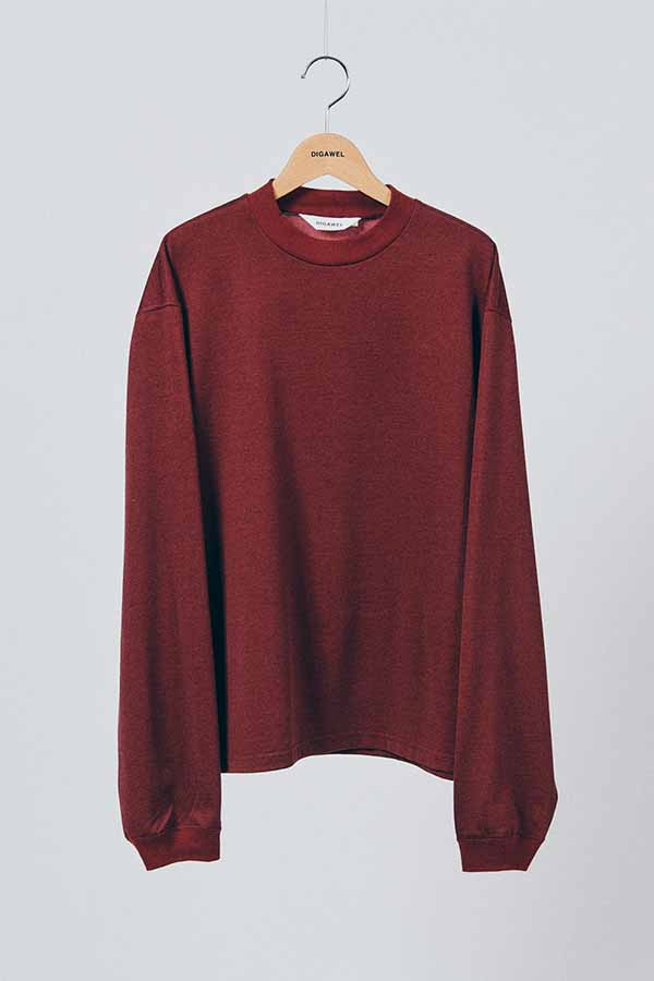 Mock neck L/S T-shirt