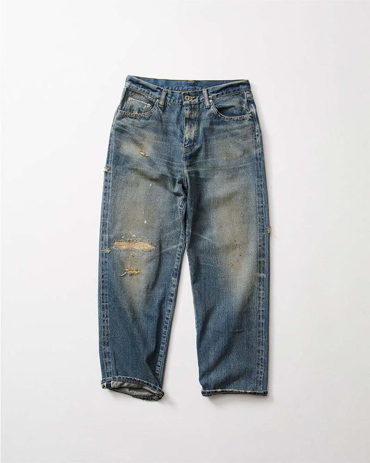 Distressed jeans