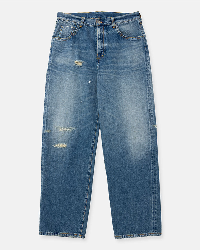 Distressed jeans