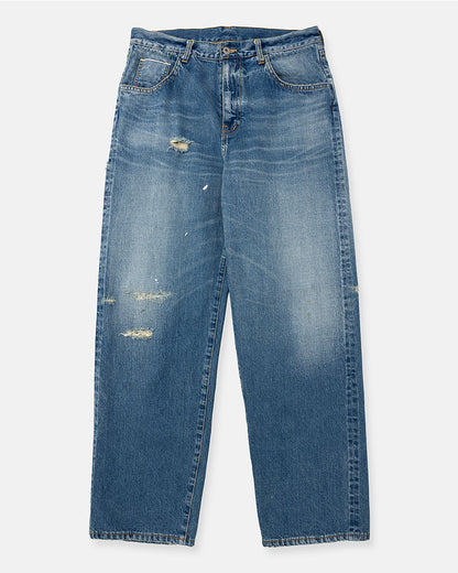 Distressed jeans