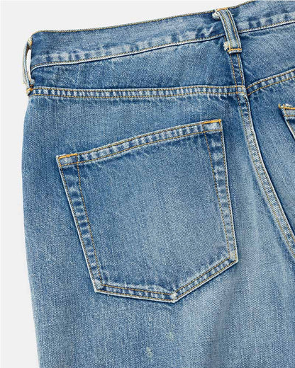 Distressed jeans