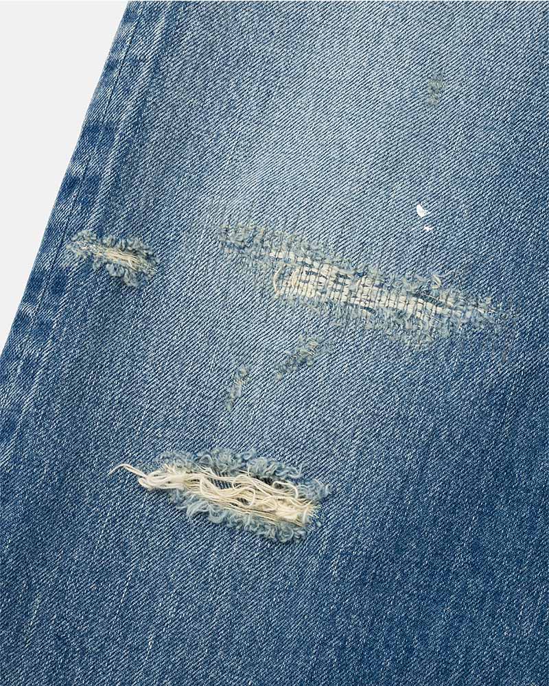 Distressed jeans