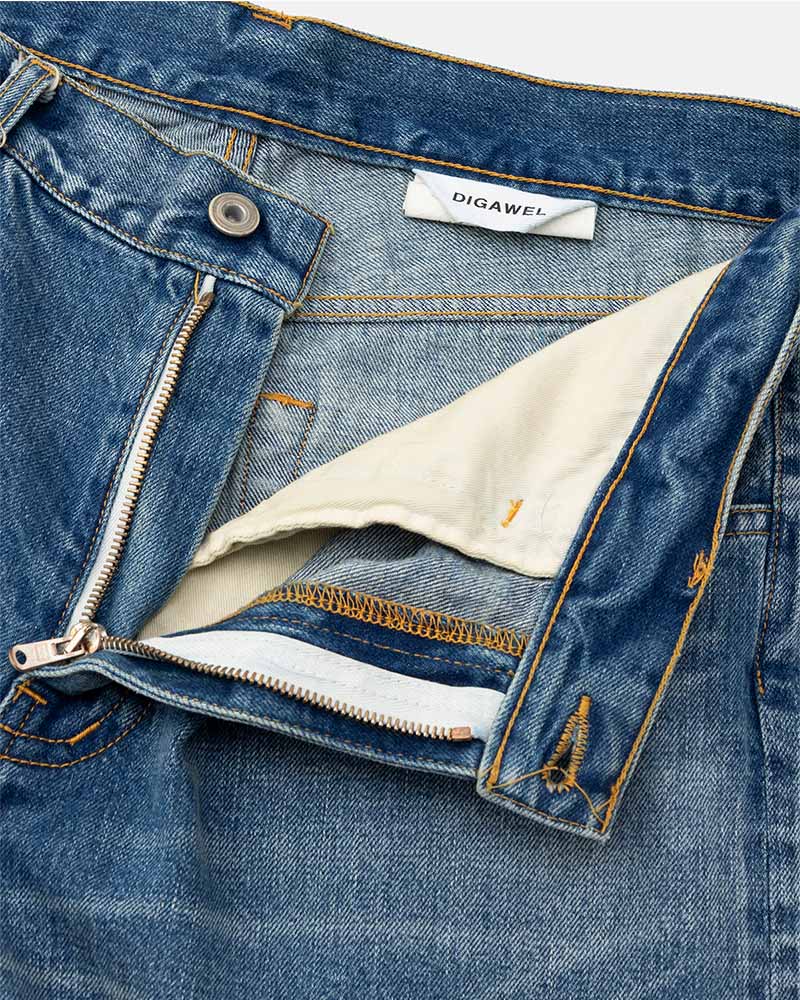 Distressed jeans