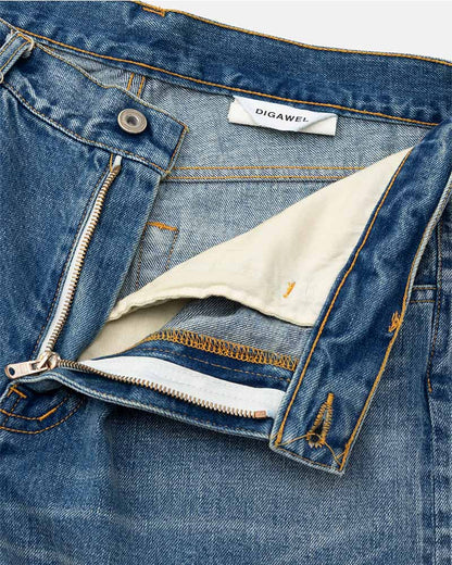 Distressed jeans