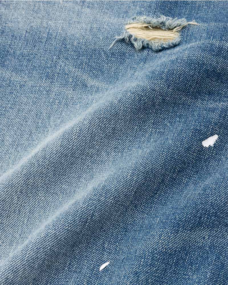 Distressed jeans