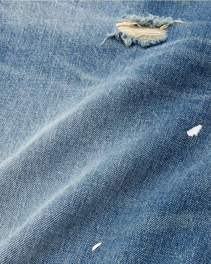 Distressed jeans