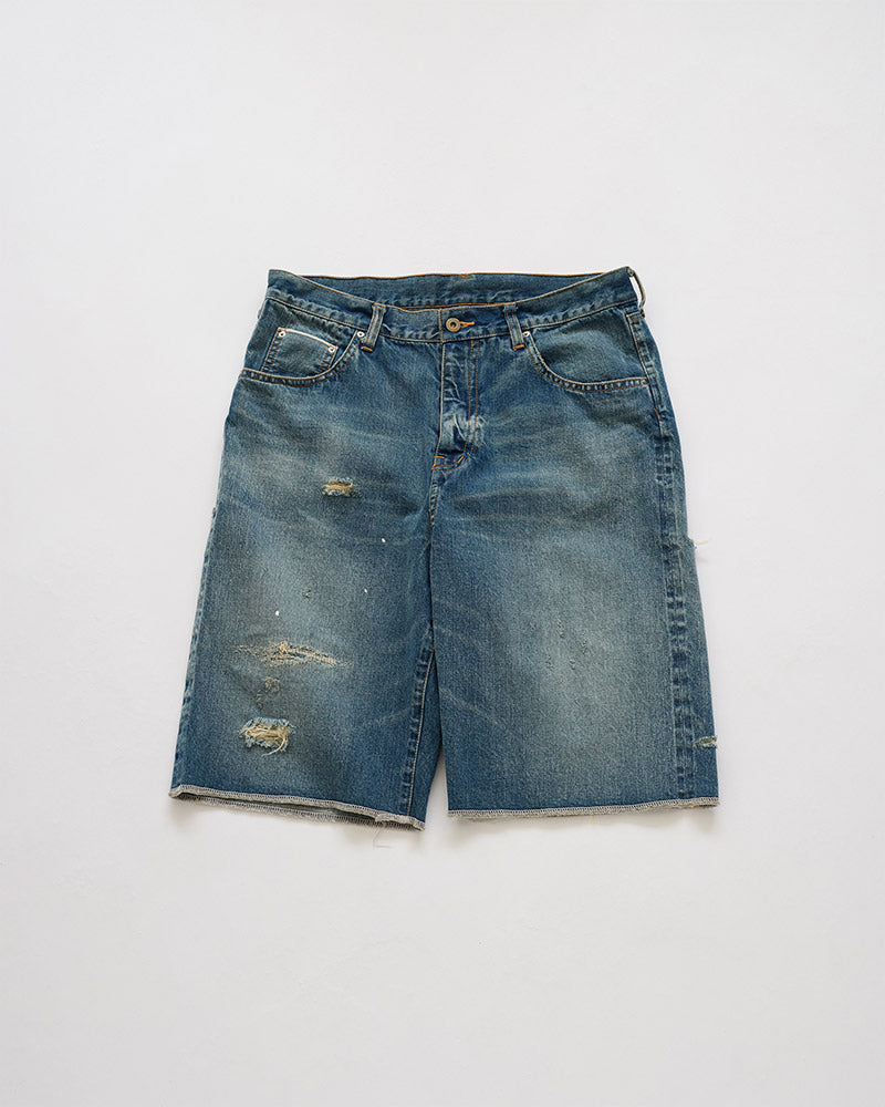 Distressed shorts