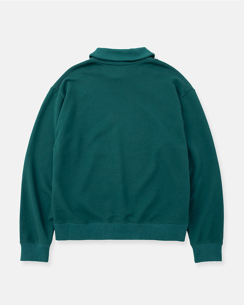 Shawl collar sweat-shirt
